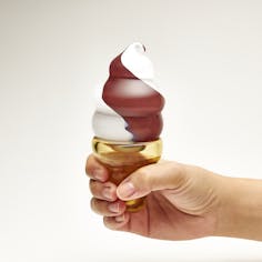 soft cream オブジェ チョコバニラ